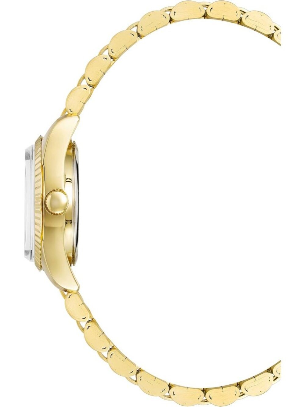 Armitron Women's Gold Pink Genuine Crystal Accented Bracelet Round Luxury Watch - Picture 2 of 6
